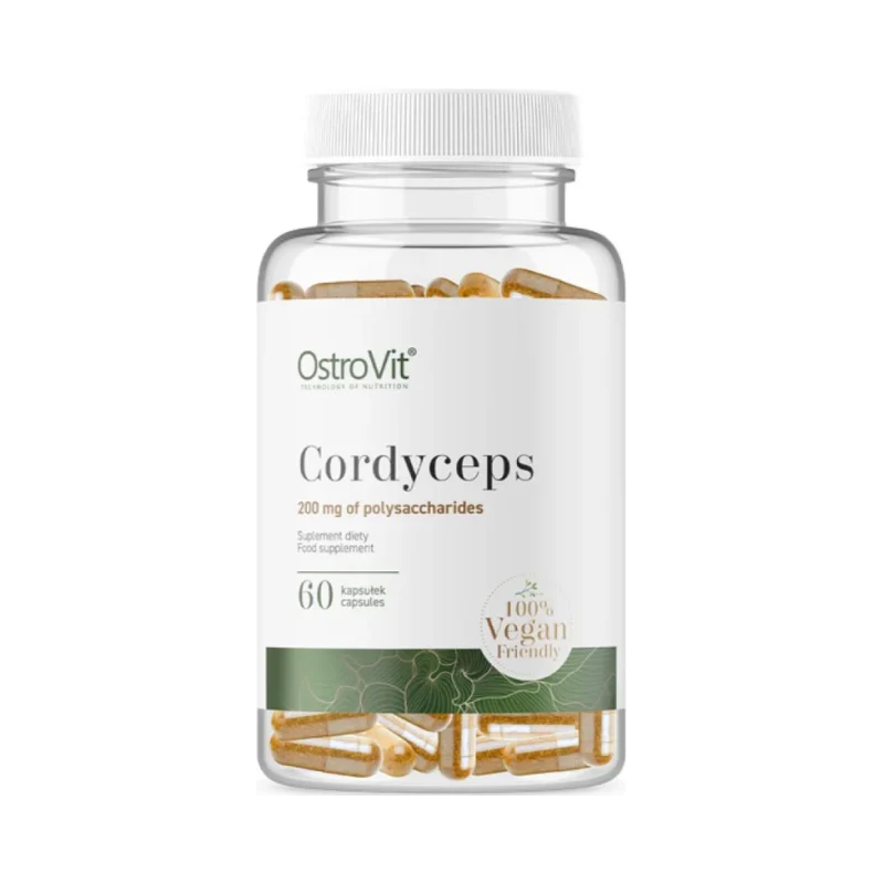 Cordyceps 500 mg | Vege / 60 капсули, 60 дози - OstroVit