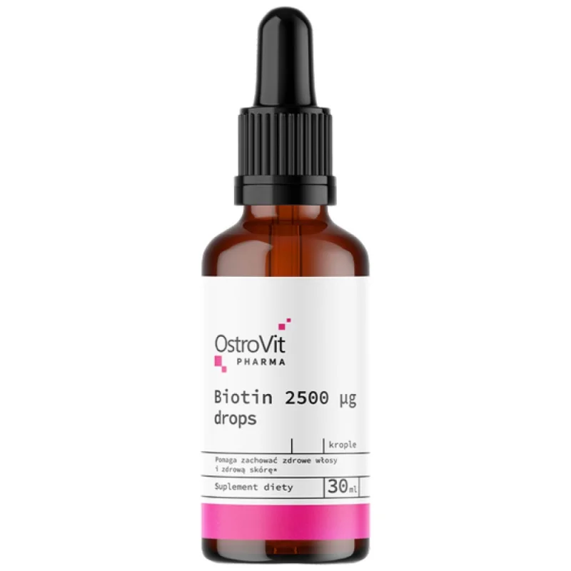 Biotin 2500 mcg Drops / 30 мл, 111 дози