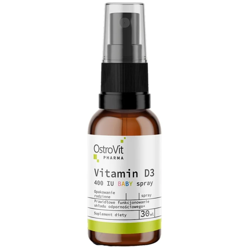 Vitamin D3 400 IU | Baby Spray / 30 мл, 303 дози