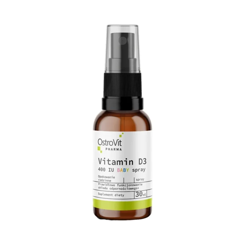 Vitamin D3 400 IU | Baby Spray / 30 мл, 303 дози - OstroVit