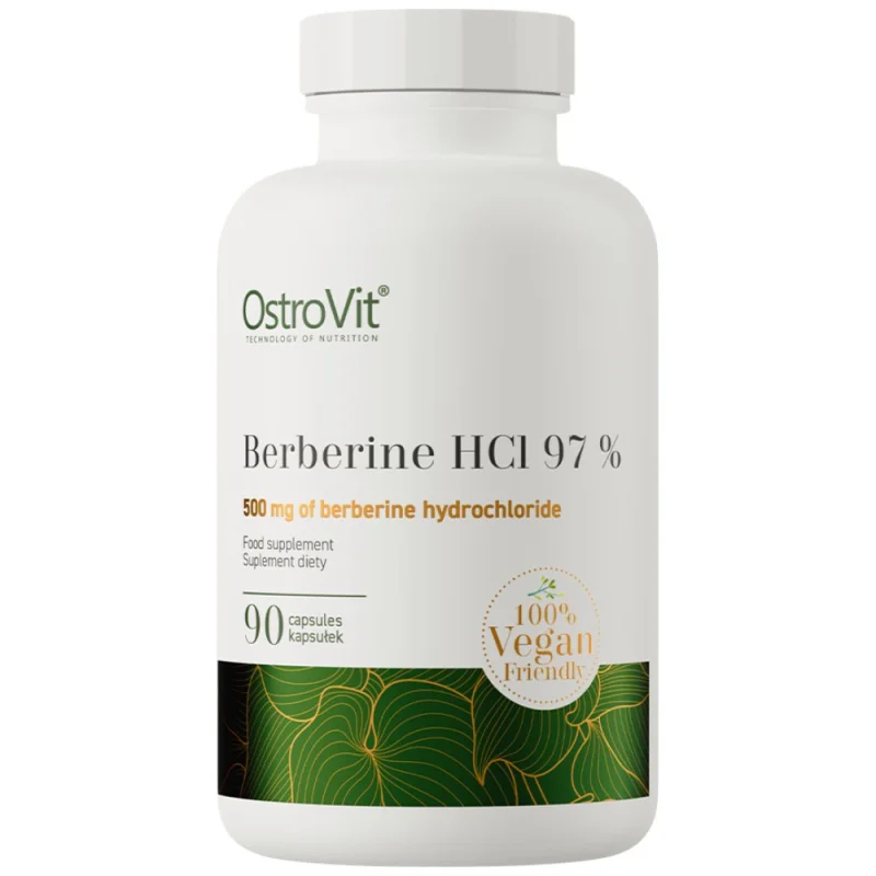 Berberine HCl 500 mg | 97% Berberis Root Extract / 90 капсули, 90 дози