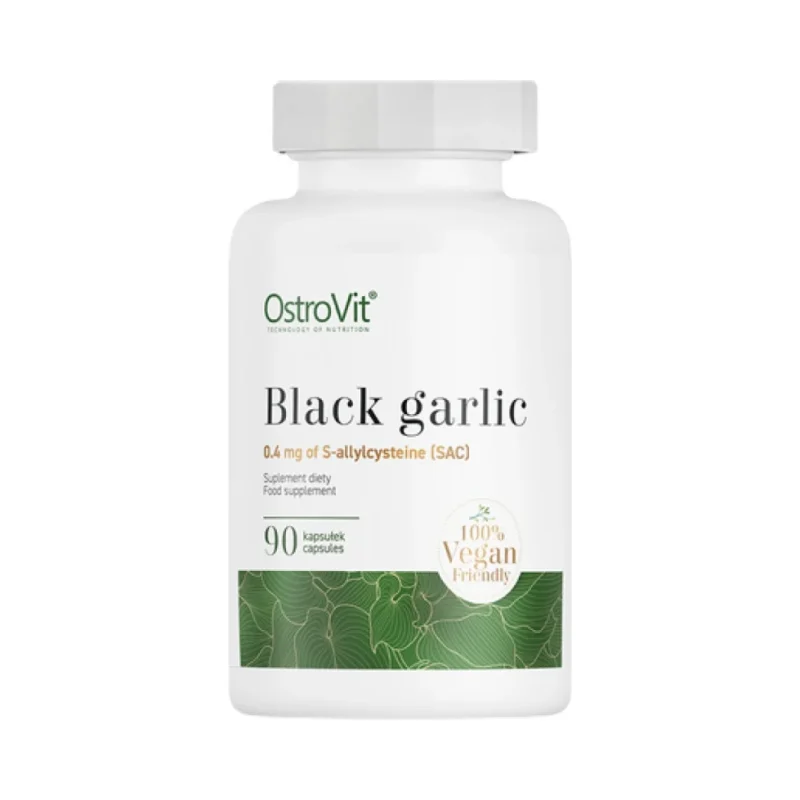 Black Garlic 400 mg | Vege / 90 капсули, 90 дози - OstroVit