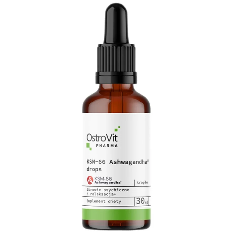 KSM-66 Ashwagandha Drops | Ashwagandha Root Extract / 30 мл, 25 дози