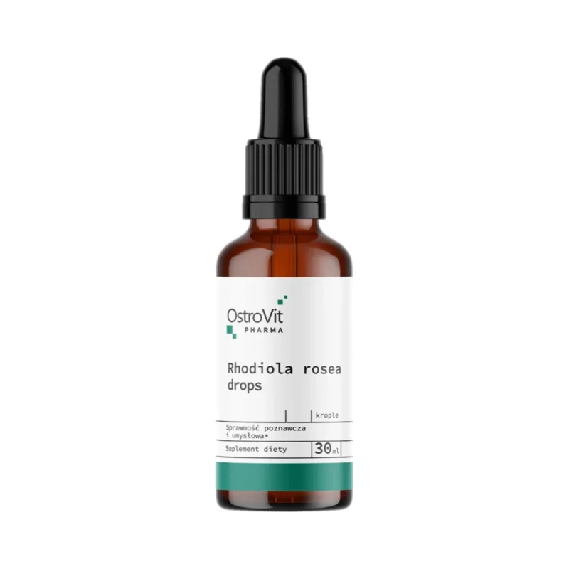 Rhodiola Rosea Drops | Rhodiola Root Extract / 30 мл, 36 дози - OstroVit