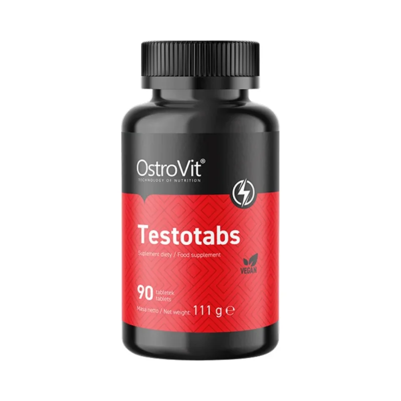 Testotabs | Testosterone Booster / 90 Таблетки, 30 дози - OstroVit