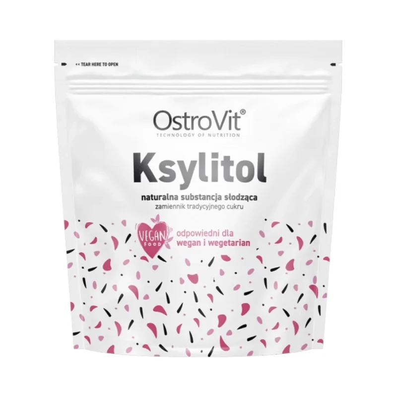 Xylitol / Sugar Free Sweetener / 1000 грама - OstroVit