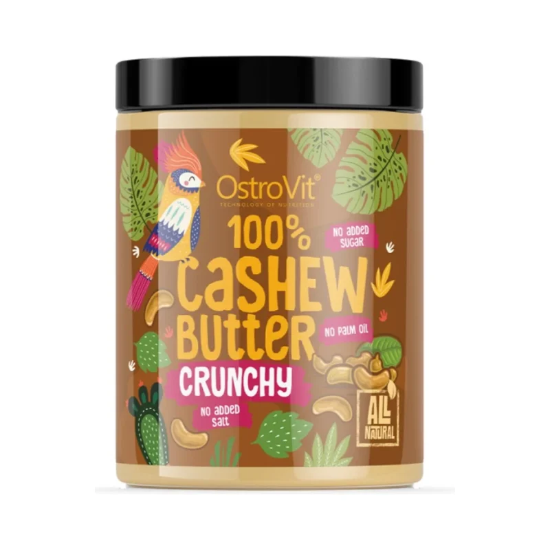 100% Cashew Butter Crunchy / 1000 грама - OstroVit