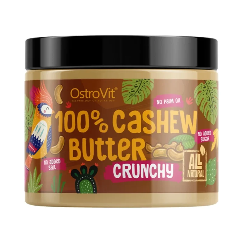 100% Cashew Butter Crunchy / 500 грама - OstroVit