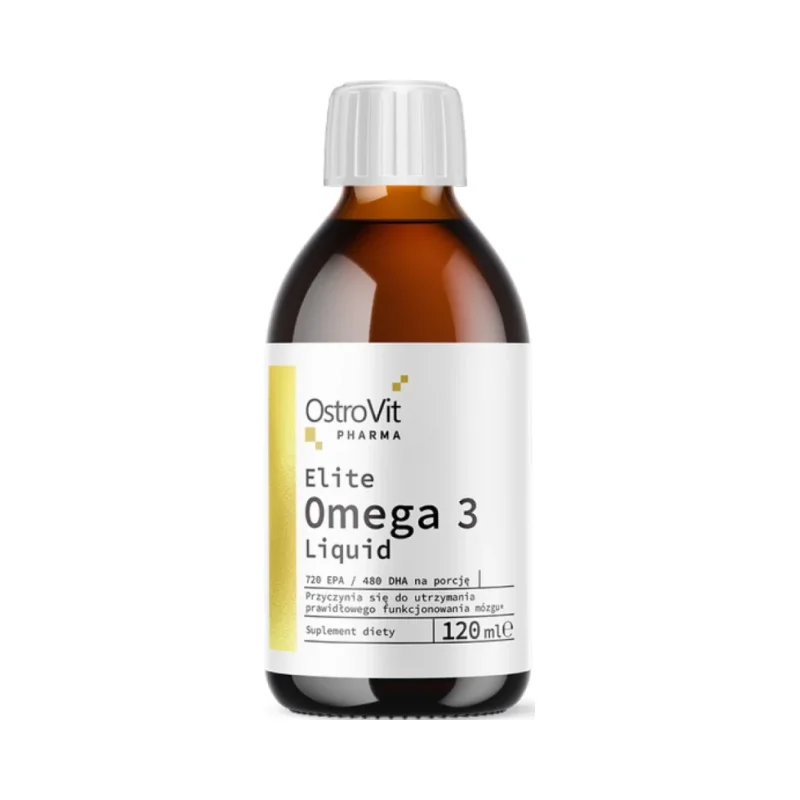 Elite Omega 3 Liquid | 60% EPA + DHA / 120 мл, 60 дози - OstroVit