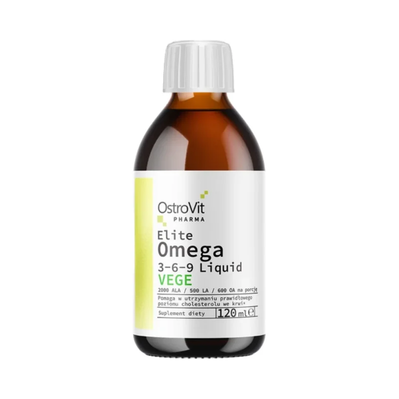 Elite Omega 3-6-9 Liquid | Vege / 120 мл, 30 дози - OstroVit