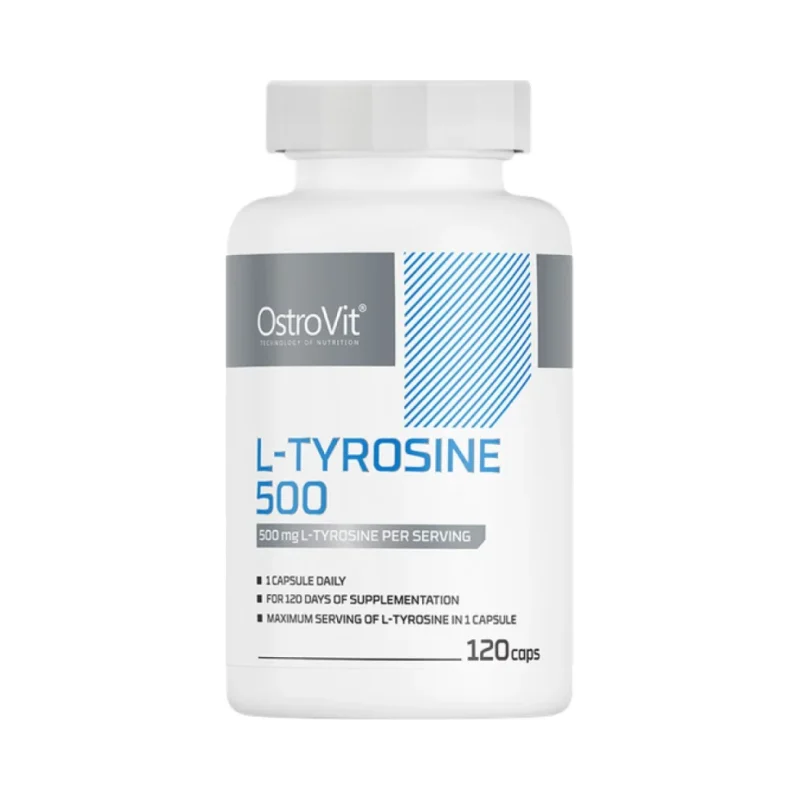 L-Tyrosine 500 mg / 120 капсули, 120 дози - OstroVit