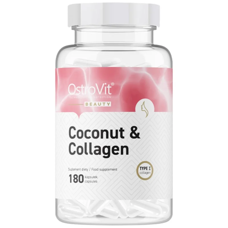 Coconut & Collagen | Marine Collagen with MCT / 180 капсули, 90 дози