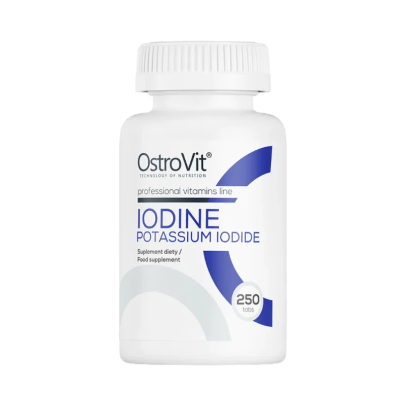 Iodine 400 mcg | Potassium Iodine / 250 Таблетки, 500 дози - OstroVit