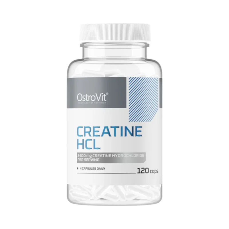 Creatine HCL 2400 / Creatine Hydrochloride / 120 капсули, 60 дози - OstroVit