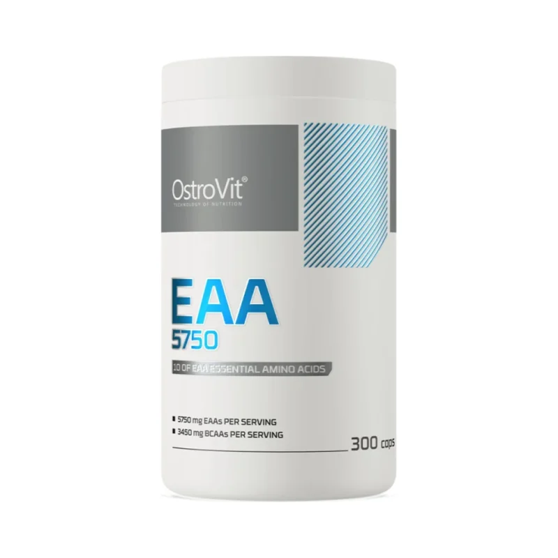 EAA 5750 / Essential Amino Acids / 300 капсули, 60 дози - OstroVit