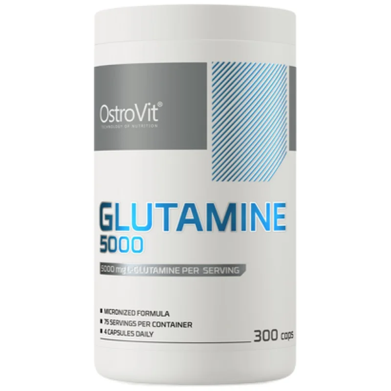 Glutamine 5000 / 300 капсули, 75 дози