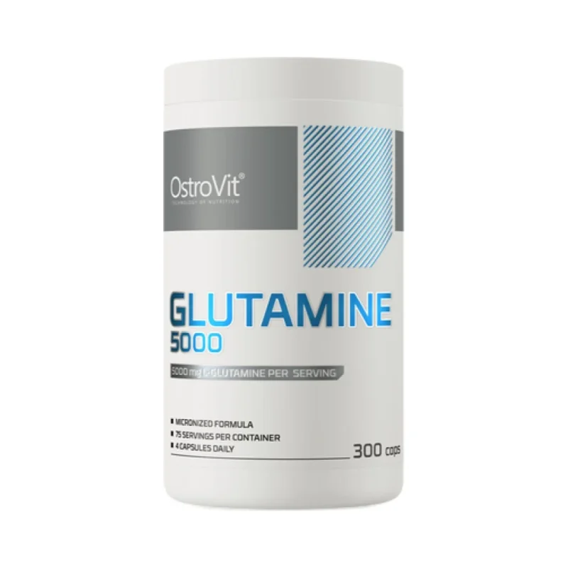 Glutamine 5000 / 300 капсули, 75 дози - OstroVit