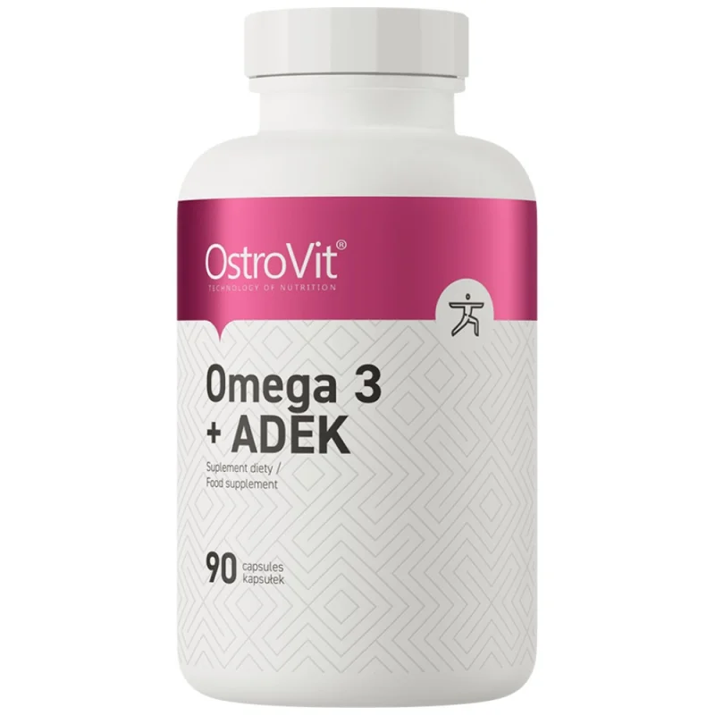Omega 3 + ADEK / Vitamin A + D + E + K / 90 Гел капсули, 90 дози