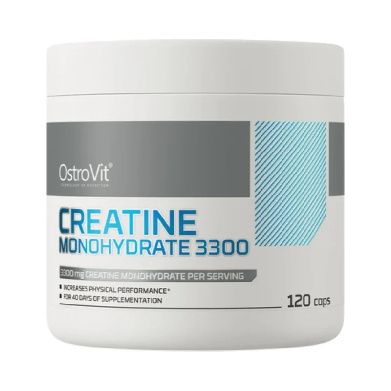 Creatine Monohydrate 3300 / 120 капсули, 40 дози - OstroVit