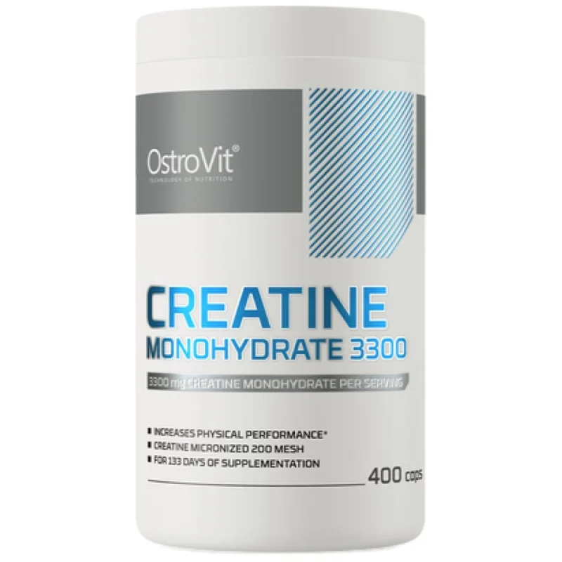 Creatine Monohydrate 3300 / 400 капсули, 133 дози