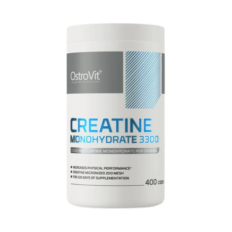 Creatine Monohydrate 3300 / 400 капсули, 133 дози - OstroVit
