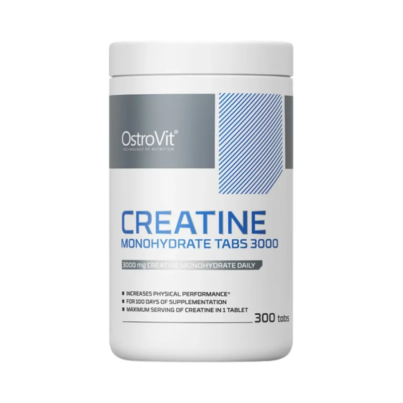 Creatine Monohydrate Tabs 3000 / 300 Таблетки, 100 дози - OstroVit