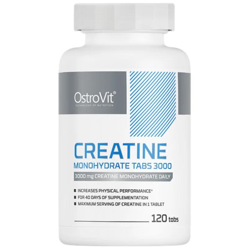 Creatine Monohydrate Tabs 3000 / 120 Таблетки, 40 дози