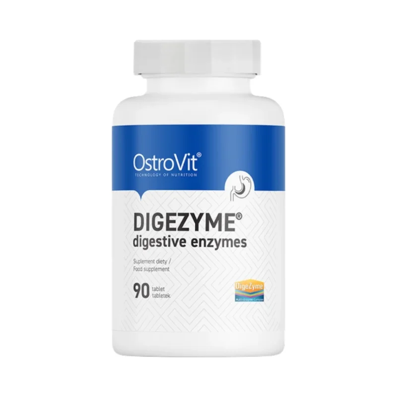 DigeZyme® | Digestive Enzyme Complex Patent / 90 Таблетки, 90 дози - OstroVit