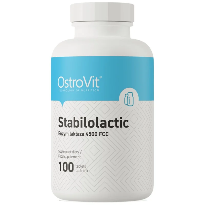 Stabilolactic | Lactase enzyme 4500 FCC / 100 Таблетки, 100 дози