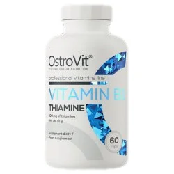 Vitamin B1 100 mg | Thiamine / 60 капсули, 60 дози