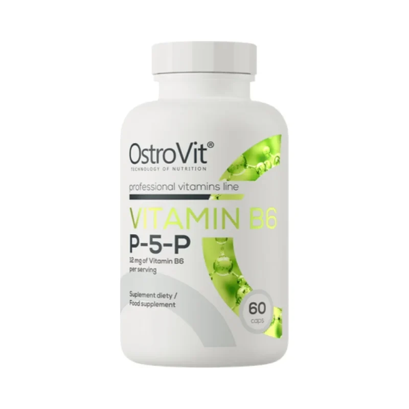 Vitamin B6 | P-5-P 12 mg / 60 капсули, 60 дози - OstroVit