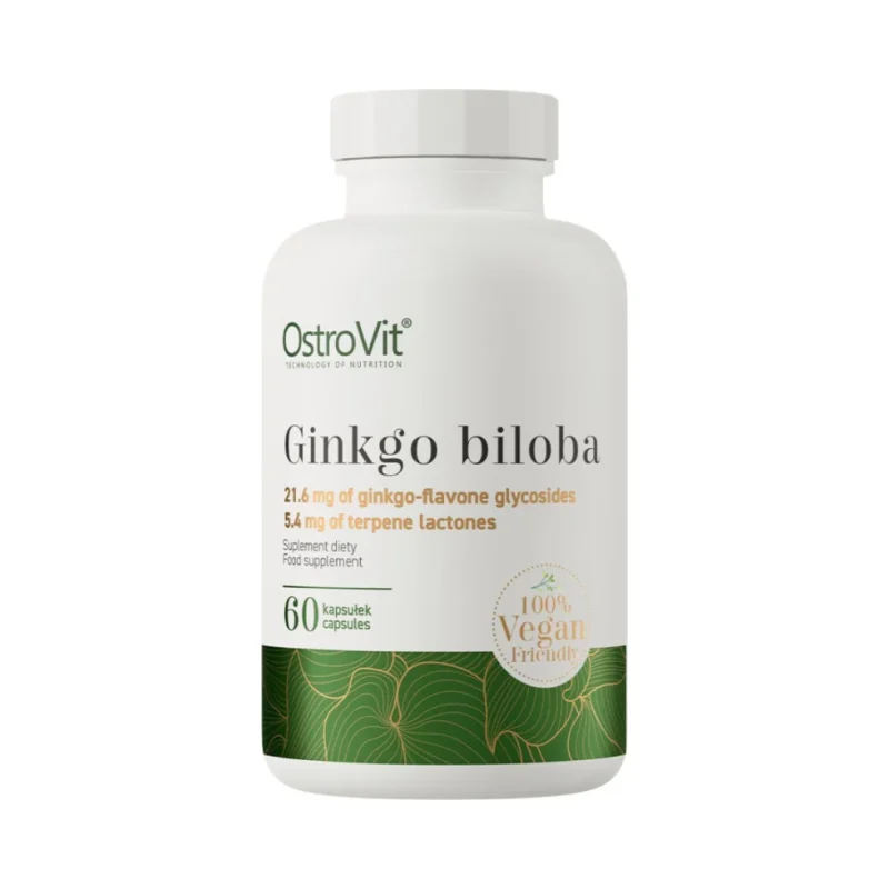 Ginkgo Biloba 90 mg / Vege / 60 капсули, 60 дози - OstroVit
