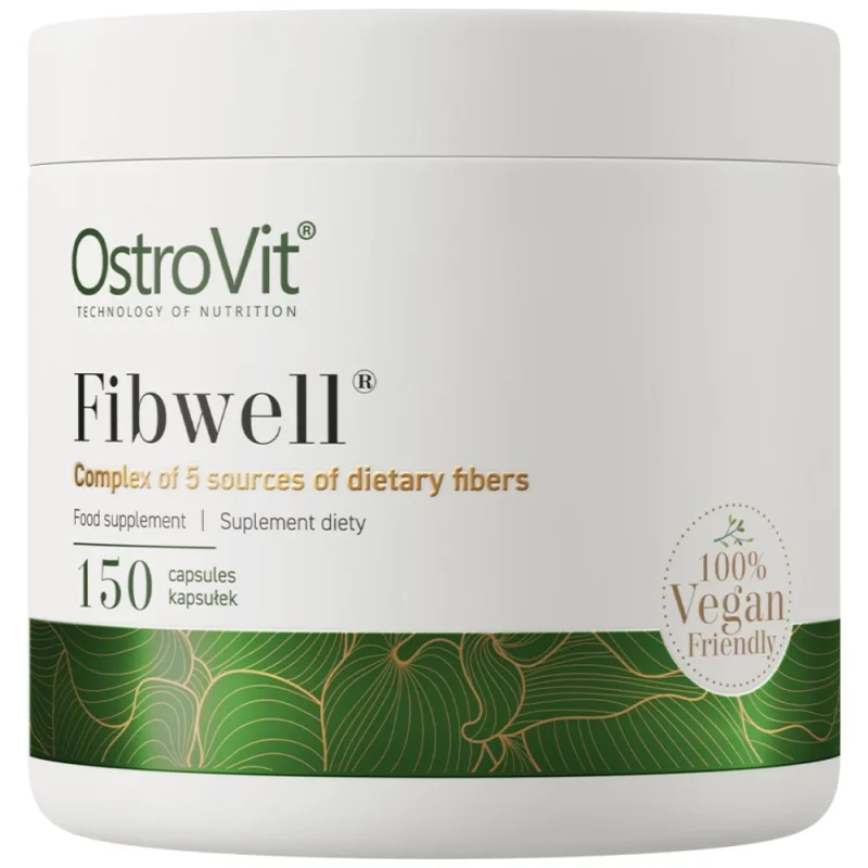 Fibwell® Caps | Complex of 5 Sources of Dietary Fibers / 150 капсули, 30 дози