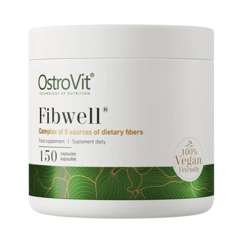 Fibwell® Caps | Complex of 5 Sources of Dietary Fibers / 150 капсули, 30 дози - OstroVit
