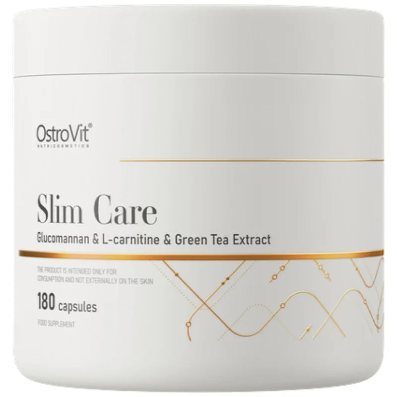 Slim Care | Glucomannan & L-Carnitine & Green Tea Extract / 180 капсули, 90 дози