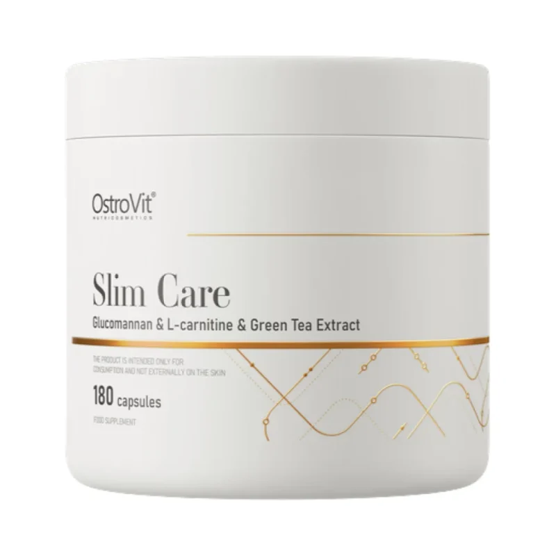 Slim Care | Glucomannan & L-Carnitine & Green Tea Extract / 180 капсули, 90 дози - OstroVit