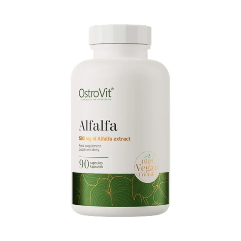 Alfalfa 500 mg / Vege (90 дози) / 90 капсули - OstroVit