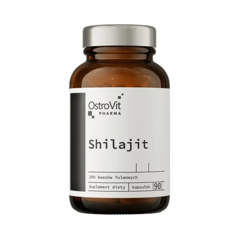 Shilajit 250 mg | with 20% Fulvic Acid / 90 капсули, 90 дози - OstroVit
