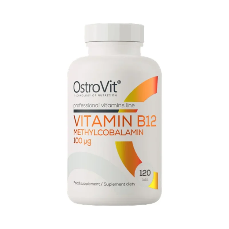 Vitamin B12 Methylcobalamin 100 mcg / 120 Таблетки, 120 дози - OstroVit