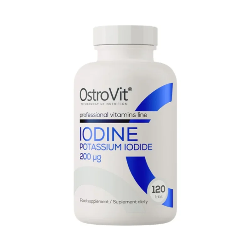Iodine 200 mcg | Potassium Iodide (120 дози) / 120 Таблетки - OstroVit