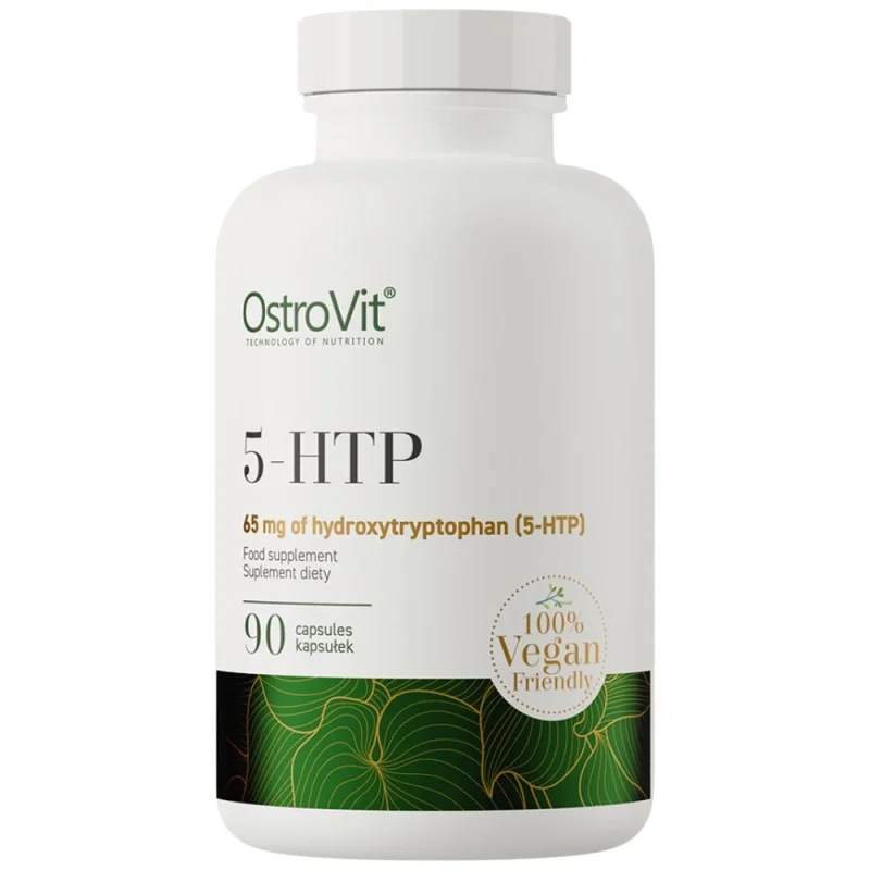 5-HTP 65 mg from Griffonia Seeds (25%) | with L-Tryptophan & Vitamin B6 (90 дози) / 90 капсули