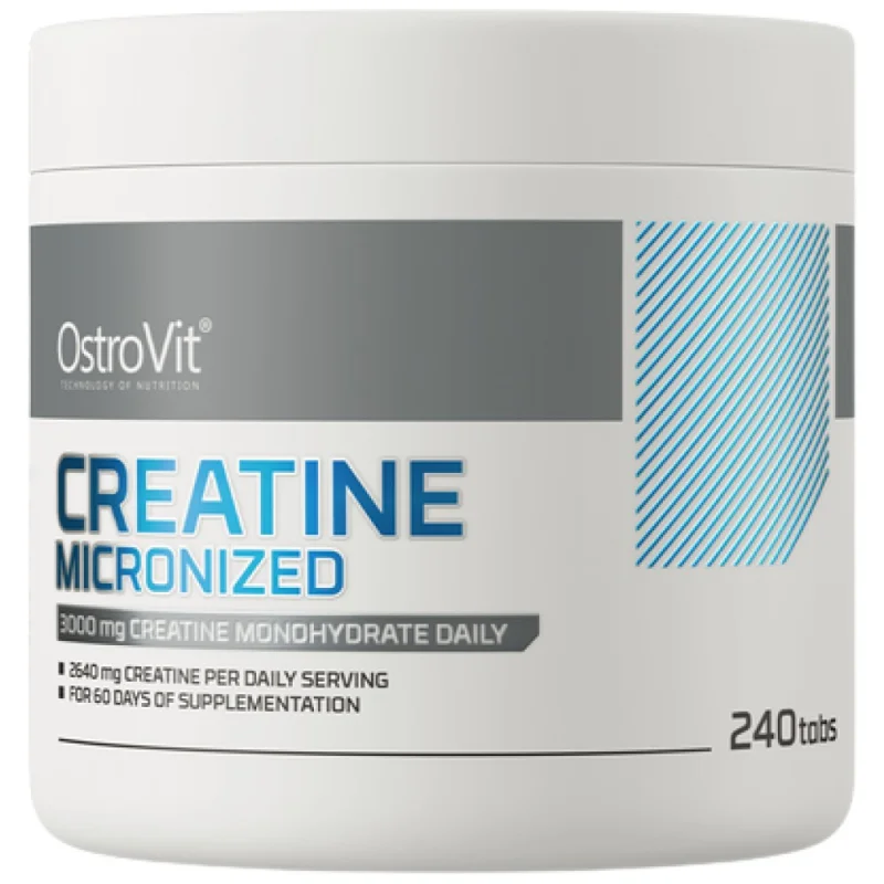 Creatine Micronized Tablets 750 mg (60 дози) / 240 Таблетки