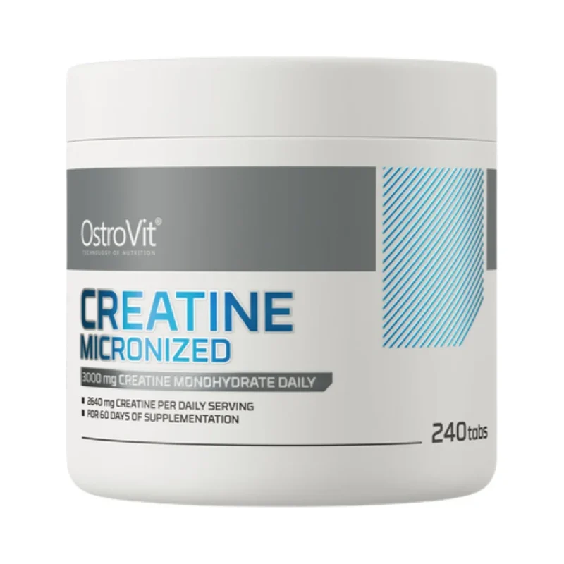Creatine Micronized Tablets 750 mg (60 дози) / 240 Таблетки - OstroVit