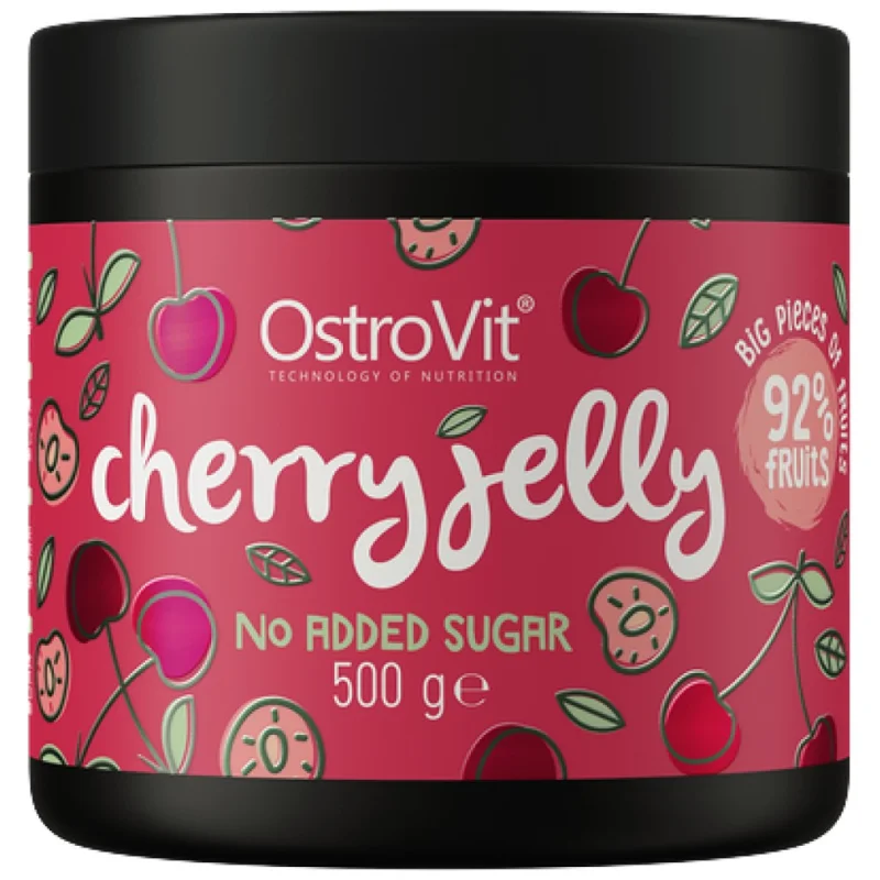 Cherry Jelly | 92% Real Fruits ~ No Added Sugar / 500 грама