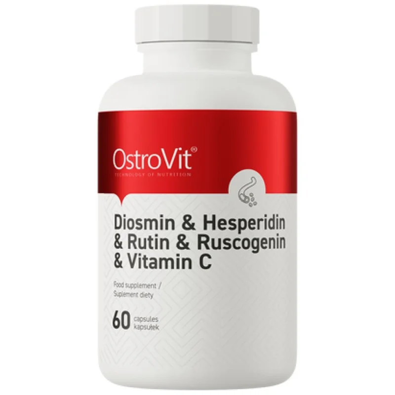 Diosmin + Hesperidin + Rutin + Ruscogenin + Vitamin C (30 дози) / 60 капсули