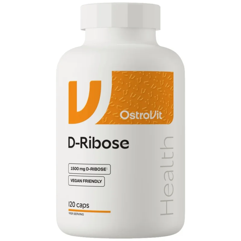 D-Ribose 500 mg (40 дози) / 120 капсули