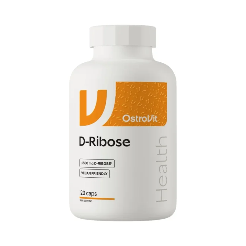 D-Ribose 500 mg (40 дози) / 120 капсули - OstroVit