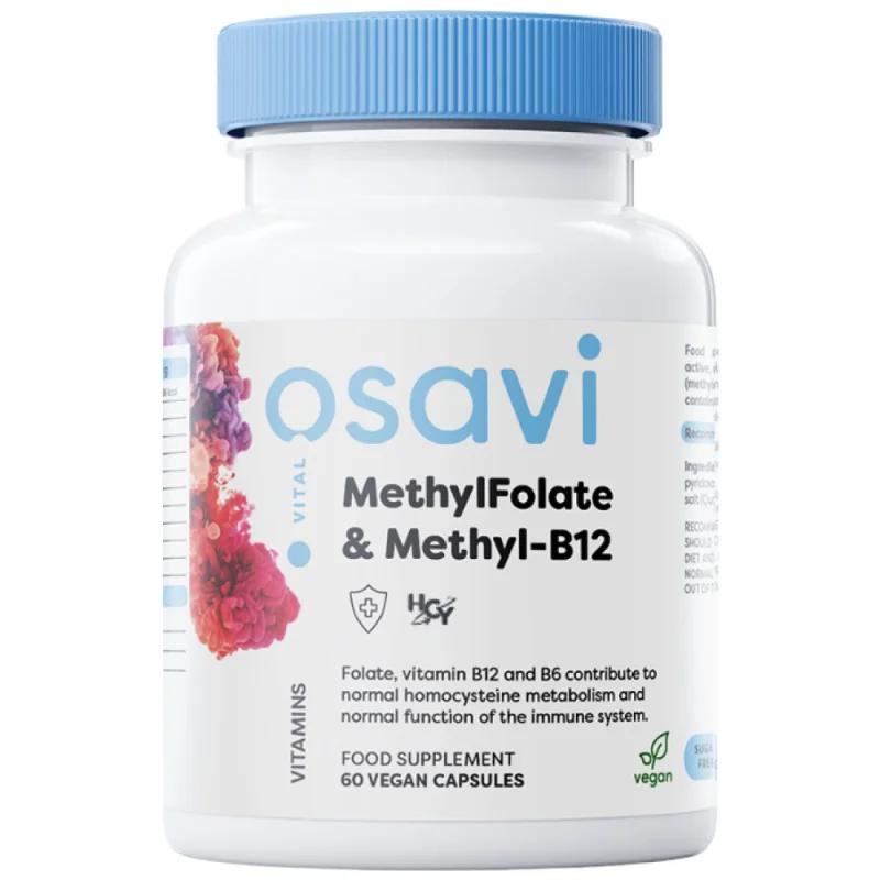 MethylFolate & Methyl-B12 | with Quatrefolic® / 60 капсули, 60 дози