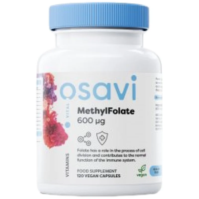 MethylFolate 600 mcg | with Quatrefolic® / 120 капсули, 120 дози