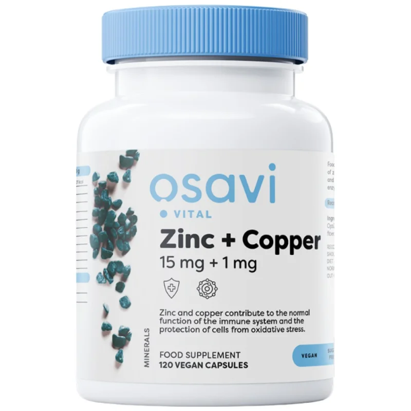 Zinc + Copper | L-OptiZinc® / 120 капсули, 120 дози